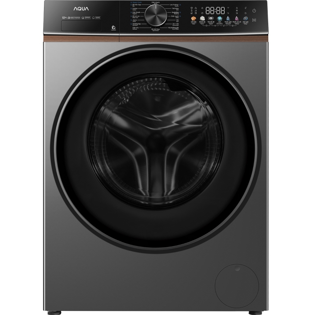 Máy giặt Aqua AW10-BD4657U1M(GN) (Cửa ngang- 10kg- màu xám)